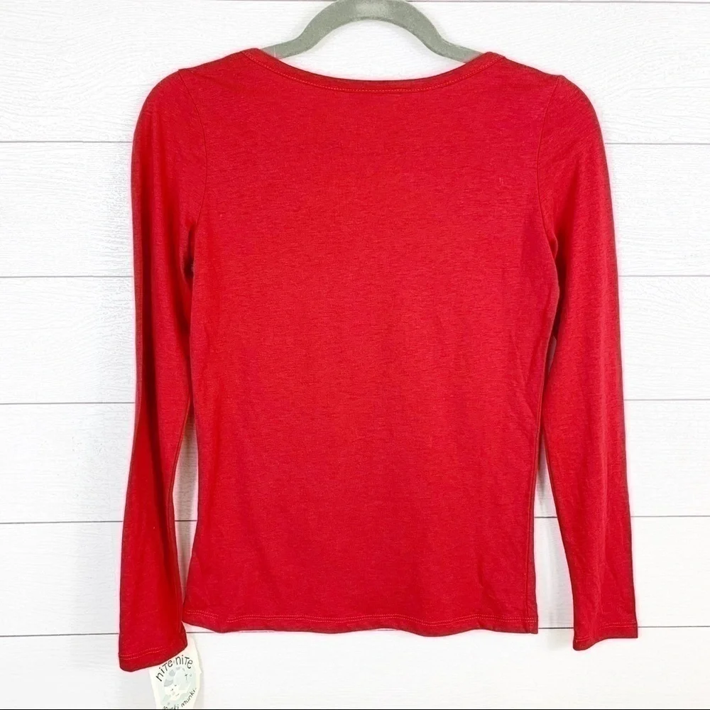 𝅺NITE Nite Munki Munki Santa Long Sleeve Pajama Top